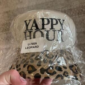 Yappy Hour Cap Leopard Print